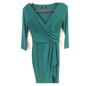 **3/$25** with BUNDLE! Green Cross Front Dress